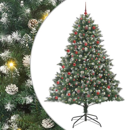 Sapin de Noël artificiel Vert 210 cm PVC, plastique et acier 542403542403