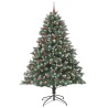 Sapin de Noël artificiel Vert 210 cm PVC, plastique et acier 542403542403
