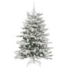 Sapin de Noël Artificiel à Branches Articulées Blanc 150 cm 542404542404
