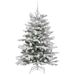 Sapin de Noël Artificiel à Branches Articulées Blanc 150 cm 542404542404