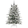 Sapin de Noël Artificiel à Branches Articulées Blanc 150 cm 542406542406