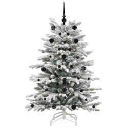 Sapin de Noël Artificiel à Branches Articulées Blanc 150 cm 542406542406