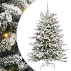 Sapin de Noël Artificiel à Branches Articulées Blanc 150 cm 542407542407