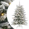 Sapin de Noël Artificiel à Branches Articulées Blanc 150 cm 542407542407