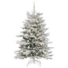 Sapin de Noël Artificiel à Branches Articulées Blanc 150 cm 542407542407