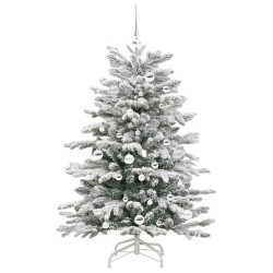 Sapin de Noël Artificiel à Branches Articulées Blanc 150 cm 542409542409