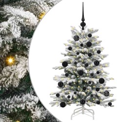 Sapin de Noël Artificiel à Branches Articulées Blanc 120 cm 542410542410