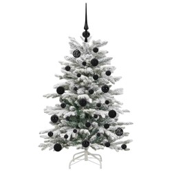 Sapin de Noël Artificiel à Branches Articulées Blanc 120 cm 542410542410