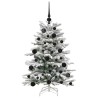 Sapin de Noël Artificiel à Branches Articulées Blanc 120 cm 542410542410