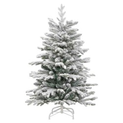 Sapin de Noël Artificiel à Branches Articulées Blanc 120 cm 542410542410