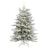 Sapin de Noël Artificiel à Branches Articulées Blanc 150 cm 542412542412