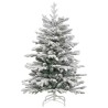 Sapin de Noël Artificiel à Branches Articulées Blanc 120 cm 542413542413