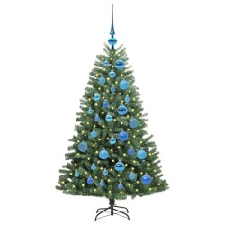 Sapin de Noël Artificiel à Branches Articulées Vert 120 cm 542422542422