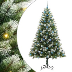 Sapin de Noël artificiel à charnière avec neige en flocons 542423542423