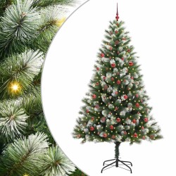 Sapin de Noël artificiel à charnière avec neige en flocons 542426542426