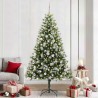 Sapin de Noël artificiel à charnière avec neige en flocons 542428542428