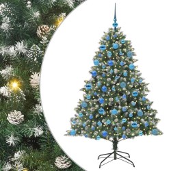 Sapin de Noël artificiel Vert 180 cm PVC, plastique et acier 542447542447