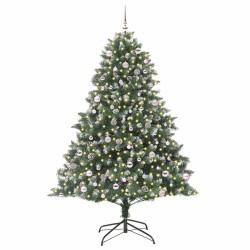 Sapin de Noël artificiel Vert 240 cm PVC, plastique et acier 542448542448