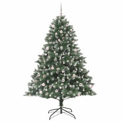 Sapin de Noël artificiel Vert 240 cm PVC, plastique et acier 542448542448