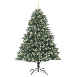 Sapin de Noël artificiel Vert 240 cm PVC, plastique et acier 542449542449