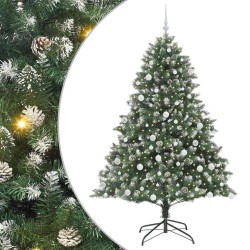 Sapin de Noël artificiel Vert 180 cm PVC, plastique et acier 542459542459