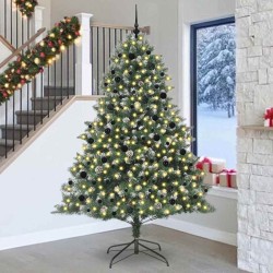 Sapin de Noël artificiel Vert 240 cm PVC, plastique et acier 542461542461