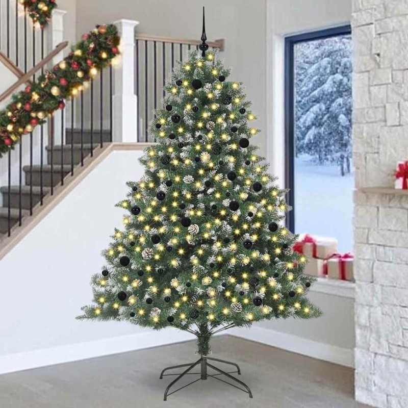 Sapin de Noël artificiel Vert 240 cm PVC, plastique et acier 542461542461