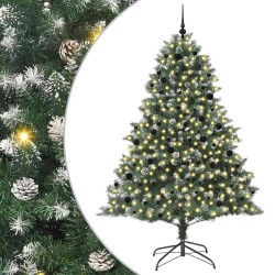 Sapin de Noël artificiel Vert 240 cm PVC, plastique et acier 542461542461
