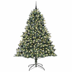 Sapin de Noël artificiel Vert 240 cm PVC, plastique et acier 542461542461