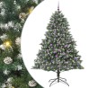Sapin de Noël artificiel Vert 210 cm PVC, plastique et acier 542462542462