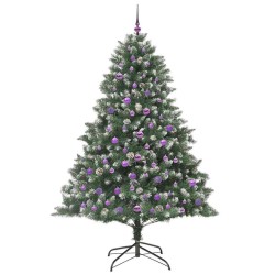 Sapin de Noël artificiel Vert 210 cm PVC, plastique et acier 542462542462