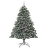 Sapin de Noël artificiel Vert 210 cm PVC, plastique et acier 542462542462