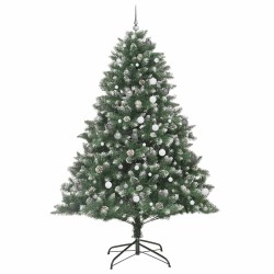 Sapin de Noël artificiel Vert 240 cm PVC, plastique et acier 542463542463
