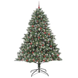 Sapin de Noël artificiel Vert 240 cm PVC, plastique et acier 542464542464