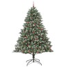 Sapin de Noël artificiel Vert 240 cm PVC, plastique et acier 542464542464