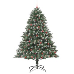 Sapin de Noël artificiel Vert 240 cm PVC, plastique et acier 542464542464