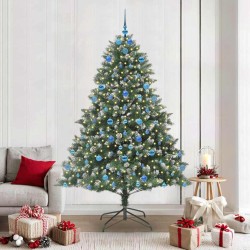 Sapin de Noël artificiel Vert 210 cm PVC, plastique et acier 542465542465