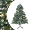 Sapin de Noël artificiel Vert 210 cm PVC, plastique et acier 542465542465