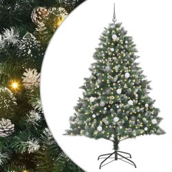Sapin de Noël artificiel Vert 210 cm PVC, plastique et acier 542466542466