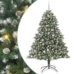 Sapin de Noël artificiel Vert 180 cm PVC, plastique et acier 542467542467
