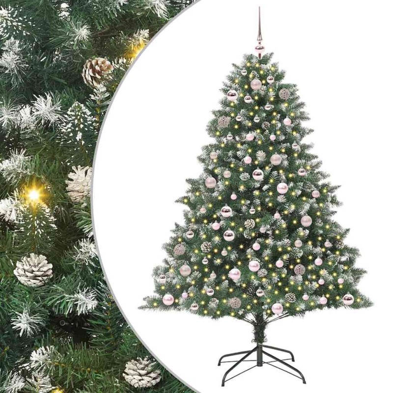 Sapin de Noël artificiel Vert 180 cm PVC, plastique et acier 542467542467