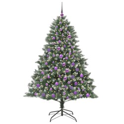 Sapin de Noël artificiel Vert 180 cm PVC, plastique et acier 542468542468