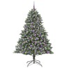 Sapin de Noël artificiel Vert 180 cm PVC, plastique et acier 542468542468