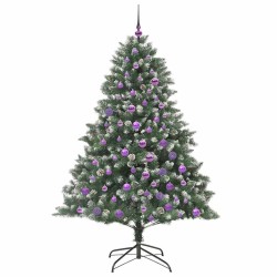 Sapin de Noël artificiel Vert 180 cm PVC, plastique et acier 542468542468
