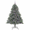 Sapin de Noël artificiel Vert 180 cm PVC, plastique et acier 542468542468