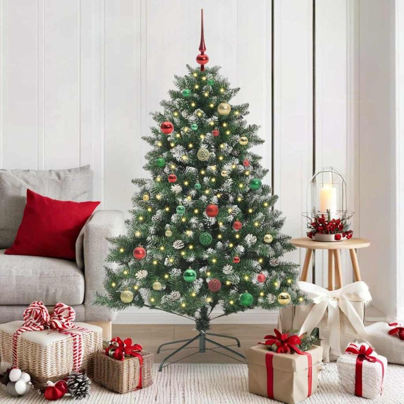 Sapin de Noël artificiel Vert 150 cm PVC, plastique et acier 542469542469