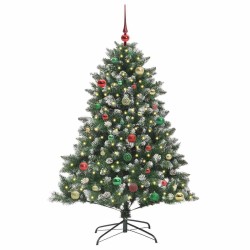 Sapin de Noël artificiel Vert 150 cm PVC, plastique et acier 542469542469