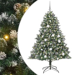 Sapin de Noël artificiel Vert 180 cm PVC, plastique et acier 542470542470