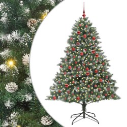 Sapin de Noël artificiel Vert 180 cm PVC, plastique et acier 542471542471