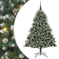Sapin de Noël artificiel Vert 180 cm PVC, plastique et acier 542472542472